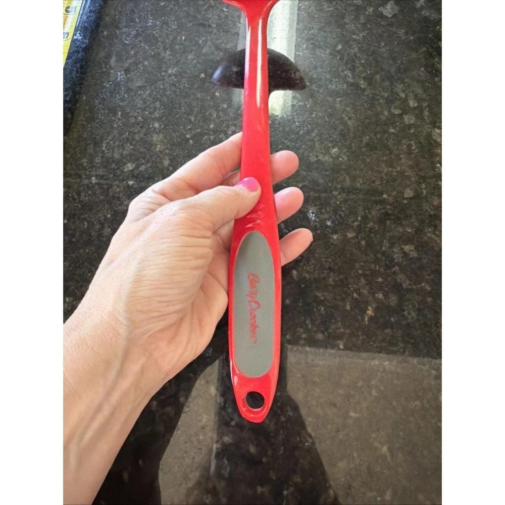Betty Crocker Melamine Red Plastic Soup Ladle Spoon Cooking Utensil Kitchen